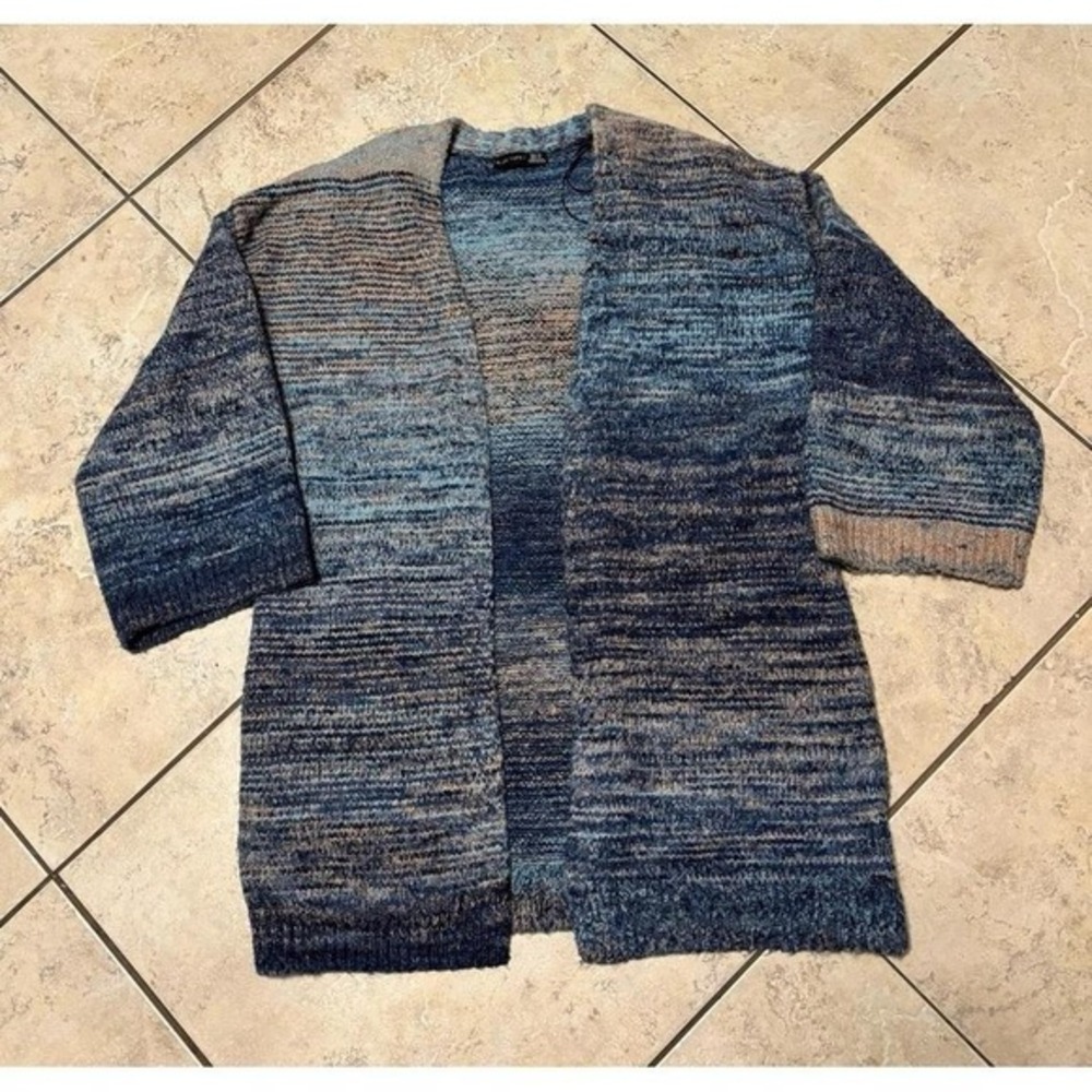 Black‎ Tape open front cardigan oversized  XS